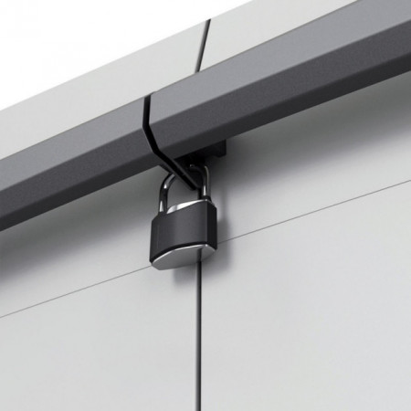 Dulap 2 usi pentru reciclare gri Keter Split Premium 110 L - Img 4