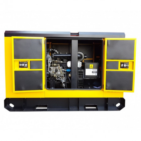 Generator insonorizat Stager YDY18S3, silent 1500rpm, diesel, trifazat - Img 2