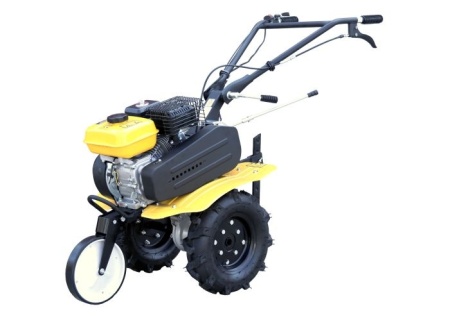 ProGARDEN Campo 703 motocultor 7CP, 2+1 trepte, roti 4.00-8, 2+1 freze, benzina, curele, transmisie aluminiu - Img 3