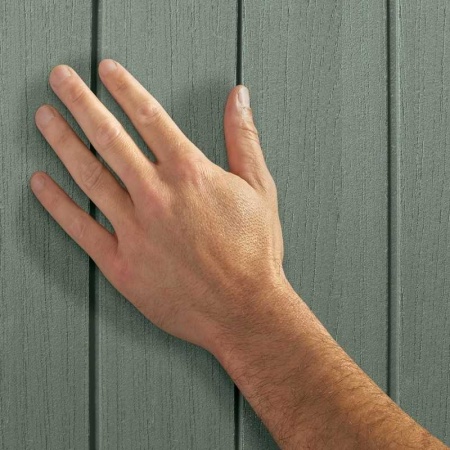 Casuta de gradina, Keter, verde maslin, 6x6, colectie Darwin, cu usa dubla, cu podea, cu ventilatie, cu ranforsare metalica - Img 2