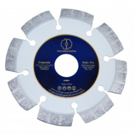 Disc diamantat Tudee 230X22.2mm debitare beton dur