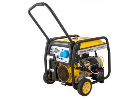 Generator open-frame 8.5kW, monofazat, benzina, pornire electrica Stager FD 10000ER - Img 2