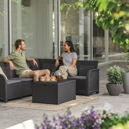 Masuta pentru gradina graphite Keter Arica - Img 2