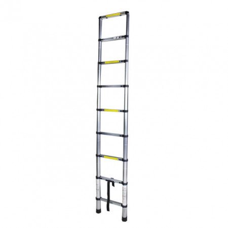 Scara telescopica de aluminiu, 9trepte, 2.6m, Bisonte, STR1026
