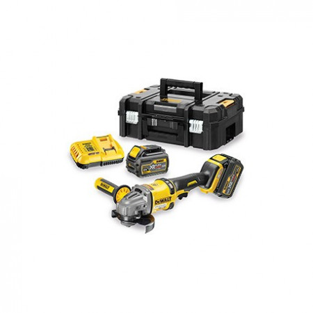 Polizor unghiular cu acumulatori si statie de incarcare 54V XR Li-ion 6.0Ah DeWalt - DCG414T2 - Img 2