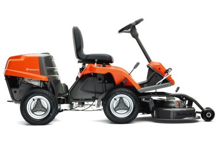 Tractoras Rider Husqvarna R 112C (Prețul include masă de tăiere Combi 85) - Img 5