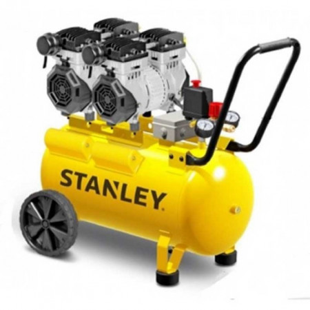 Compresor Silent 50L Stanley 2.6CP / 2000W 8Bar 270L/min 68dB - SXCMS2652HE