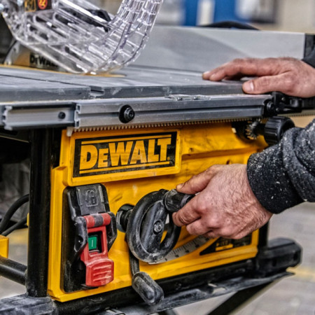 Debitor DeWalt DWE7492 cu masa de lucru 250mm - Img 4