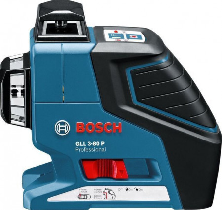 Nivela laser linii Bosch GLL 3-80 P + BM 1 + LR 2 - Img 2