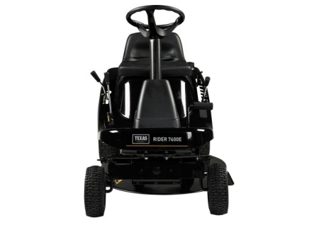 Texas Rider 7600E tractoras pentru tuns gazonul 3 in 1, 12CP, benzina, latime taiere 760mm, inaltime taiere 30-76mm, sac colector 170l, pornire electrica - Img 2