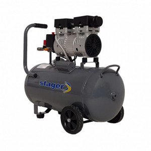 Compresor silentios Stager HM50JW-0.75 50L 165L/min - Img 2
