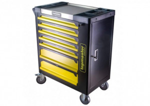 Dulap scule, 7 sertare echipat cu 182 piese, 550 kg TMP