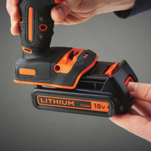 Masina de gaurit cu percutie si 104 accesorii - Black+Decker® - BDCHD18S2A - Img 4