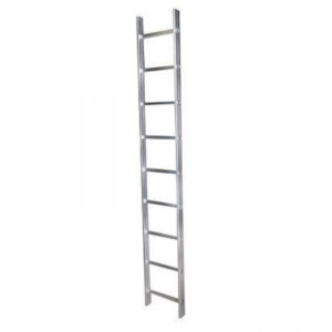 Scara simpla aluminiu 9 trepte Bisonte STR109