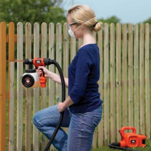 Sistem pulverizare fina Black+Decker 450W 1200ML - HVLP400 - Img 2