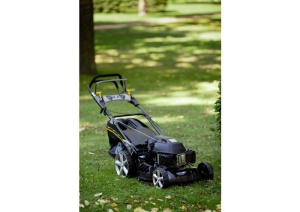 Texas Razor 5155TR/WE, masina de tuns gazonul, benzina, 4.4CP, latime lucru 51cm, pornire electrica, autopropulsata, reglaj central, sac 65 litri - Img 3