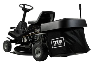 Texas Rider 7600E tractoras pentru tuns gazonul 3 in 1, 12CP, benzina, latime taiere 760mm, inaltime taiere 30-76mm, sac colector 170l, pornire electrica - Img 4