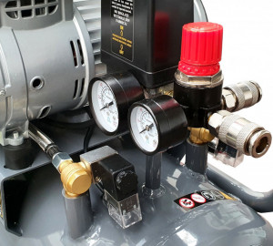Compresor aer, 50L, 8bar, 270L/min, monofazat, angrenare directa, silentios Stager HM0.75x2JW/50 - Img 3