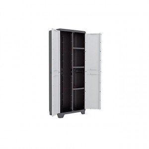 Dulap 3 polite gri Keter High Linear Utility 68x39x173cm - Img 5