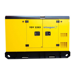 Generator insonorizat Stager YDY22S3, silent, diesel, trifazat - Img 3
