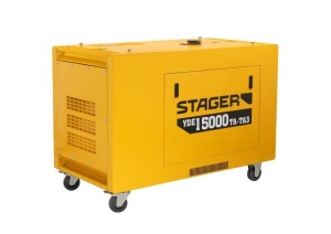 Generator profesional Stager YDE15000TA-TA3, 11.5 kW, DualPower 230-400V, insonorizat, diesel, 3000rpm, pornire electrica - Img 2