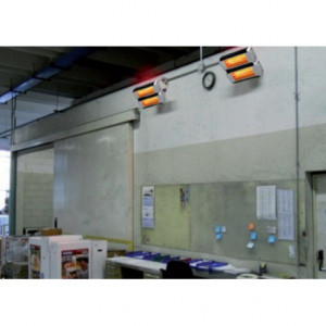 Incalzitor cu lampa infrarosu Varma Amber Light 2000W IP X5 IK08 - 550/20B-AL - Img 2