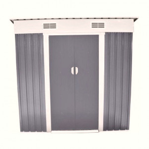 Magazie pentru lemne si unelte cadru metalic rezistent Hecht 4X6 PLUS