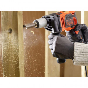 Masina de gaurit cu percutie Black+Decker 850W + Kitbox - BEH850K - Img 4