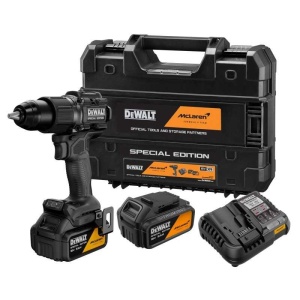 Masina de gaurit si insurubat cu percutie, DEWALT X MCLAREN F1 Team, 18V, XR 2x 5Ah, 90 Nm, cutie TSAK, DCD86MP2T