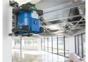 Nivela laser rotativa cu laser VERDE (650 m) Bosch GRL 650 CHVG + Receptor si telecomanda + BT 170 Trepied + GR 500 Rigla - Img 5