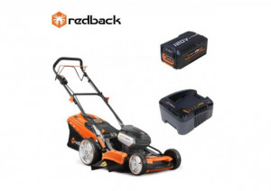 Pachet Redback EA156V+EA20+EC130 Masina de tuns gazon acumulatori 120V, 520mm, 60L, autopropulsie, acumulator 120V/2Ah, incarcator 120V/1A - Img 2
