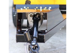 ProGARDEN Alpine RM500T Remorca cu tractiune 500kg cu obloane, 1 osie, prindere bolt pentru motocultor, roti 5.00-12 - Img 2