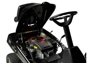 Texas Rider 7600E tractoras pentru tuns gazonul 3 in 1, 12CP, benzina, latime taiere 760mm, inaltime taiere 30-76mm, sac colector 170l, pornire electrica - Img 5