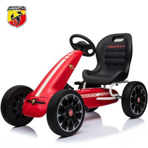 ABARTH Red Kart cu pedale, greutate maxima suportata 25 kg - Img 4