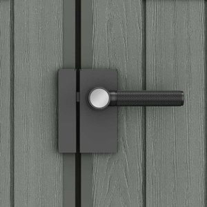 Casuta de gradina, Keter, verde maslin, 6x6, colectie Darwin, cu usa dubla, cu podea, cu ventilatie, cu ranforsare metalica - Img 3