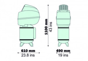 Compresor medical Fiac tip DE 50/254 SILENT - Img 2
