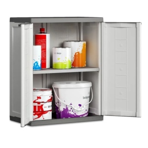 Dulap scund alb/gri Keter Jolly 68x39x85 - Img 4