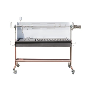 Gratar cu rotisor cu motor si plita 120cm