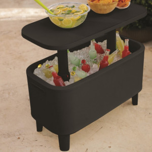 Mini bar gradina graphite Keter Breeze Cool Bar - Img 2