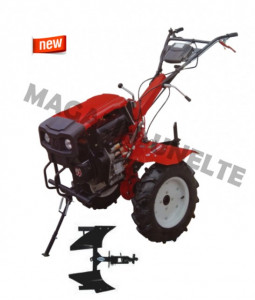 Motocultor 9CP, diesel, Rotakt RO135S, pachet cu plug reversibil