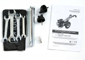 Motocultor multifunctional ProGARDEN Campo U16E 14CP, benzina, EU V, pornire electrica, 3+2 viteze - Img 4