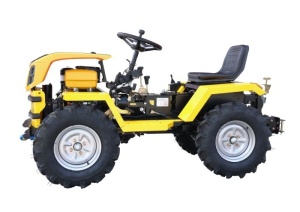 ProGARDEN Campo T18 Minitractor G2.1 4x4, 18CP, benzina, hidraulica fata-spate, roti 6.00-12 - Img 3