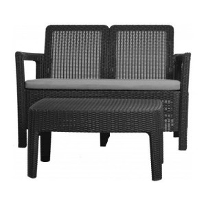 Set banca 2 locuri si masa gradina graphite Keter Tarifa