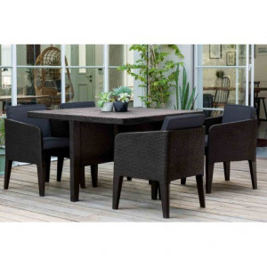 Set mobilier gradina Curver Columbia 5 piese gri - Img 2