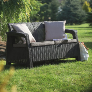 Set mobilier gradina graphite Keter Corfu - Img 7