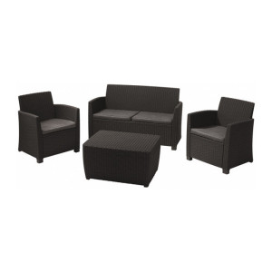 Set mobilier gradina graphite Keter Corona