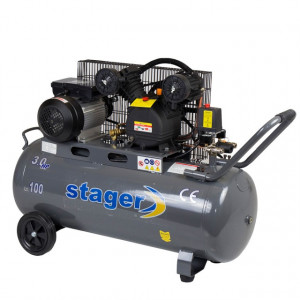Compresor aer Stager HM V 0.25/100 2 cilindri