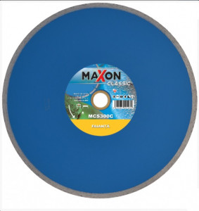 Disc diamantat de taiere continuu, 300x30-25.4x2 mm, taiere umeda, Maxon - MCS300C