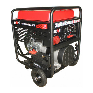 Generator SC15000TE-ATS, Putere max. 13 kW, 400V, AVR, motor benzina