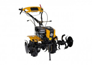 Pachet motocultor Campo 803, benzina, 7CP, 2+1 trepte, 2+1+1 freze, plug bilonat, remorca 500kg, accesorii, ulei motor si transmisie incluse - Img 5